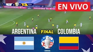 🔴Argentina vs Colombia EN VIVO  Final Copa América 2024 [upl. by Xenos858]