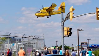 The 2024 Canadian International Air Show Water Bomber Canadair Bombardier Aerospace shorts new [upl. by Ebocaj]