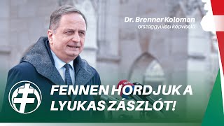 quotFennen hordjuk a lyukas zászlótquot A Jobbik sajtótájékoztatója és tiszteletadás 1956 hőseinek [upl. by Perretta366]