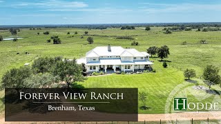 Stunning Luxury Ranch  Forever View Ranch  Brenham Chappell Hill  Hodde Real Estate Co [upl. by Kali]