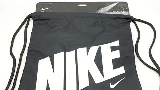 Nike Young Athletes Graphic Gym Sack Black amp White [upl. by Yrebmik]