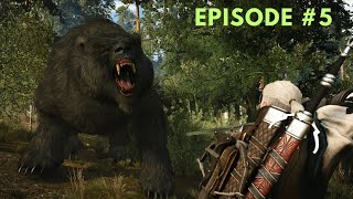 Bear Boss Fight in Witcher 3 EPISODE 5 [upl. by Eca]