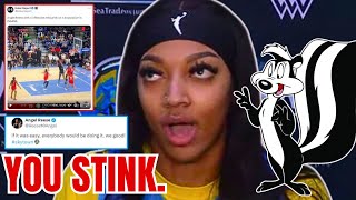 Angel Reese FIRES at WNBA FANS after STINKER OFFENSIVE Showing in Chicago Sky LOSS To Aces [upl. by Elbertine]