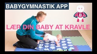 Baby Håndstand  BabyGymnastik og Leg Motorik træning til Baby  69 måneder BabyGym BabyTummel [upl. by Suirtimed]