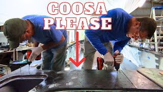 EP16 WE ARE BUILDING A NEW BOAT HOWTO USE COOSA BOARD WHEN BUILDING A BOAT [upl. by Ennelram747]