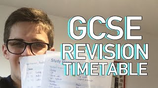 HOW TO MAKE A REVISION TIMETABLE  FREE DOWNLOAD  GCSE Easter Holiday [upl. by Novyar]