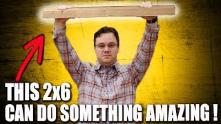 I discovered an AMAZING 2x6 trick for woodworkers [upl. by Proulx969]