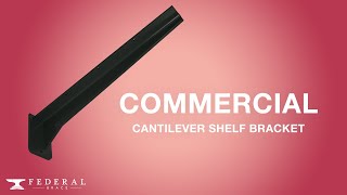 Commercial Cantilever Shelf Bracket That’s not going anywhere [upl. by Mandeville]