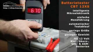 Professioneller KFZBatterietester CBT12XS  12V [upl. by Gothar801]