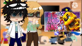 CWACOM characters react to the Afton Family song remix  CWACOM AU  Incredibly lazy [upl. by Niamreg]