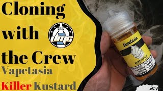 Cloning with the Crew diy eliquid clone Vapetasia Killer Kustard [upl. by Silvers375]