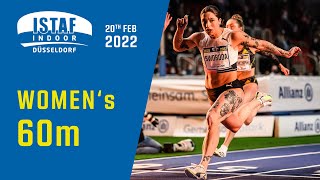 Ewa Swoboda wins 60 meters title in 710s  ISTAF INDOOR Dusseldorf 2022 [upl. by Cody205]