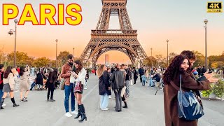 Paris France 🇫🇷  Paris November 2024 4K HDR Walking Tour Paris Walk 👛 With Captions [upl. by Airotna]