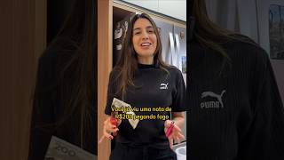 Você já viu uma nota de 200 reais pegando fogo 👀 professora escola quimica shorts [upl. by Kutzenco]