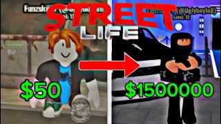 THE FASTEST way to make money and get super rich in Roblox Street Liferoblox [upl. by Aidin403]