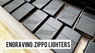 Engraving Zippo Lighters on My OMTech Fiber Laser [upl. by Ardolino]