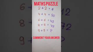 math riddles  math puzzle  Iq test mathpuzzle mathriddles iqtest shorts [upl. by Kilk14]