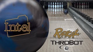 Radical Bowling  Intel Pearl  ThroBot Ball Review  URD 080718 [upl. by Ellerol]