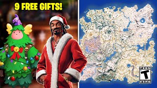 FORTNITE WINTERFEST UPDATE 9 FREE GIFTS [upl. by Wahkuna]