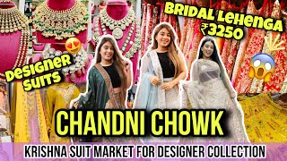 DESIGNER LEHENGA amp SUITS Shopping in Chandni Chowk  Bridal Lehenga in 3450 ONLY  Dilli ki Ladki [upl. by Mayap899]