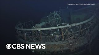 Shipwreck of Ernest Shackletons Endurance found off Antarctica [upl. by Nrubliw]