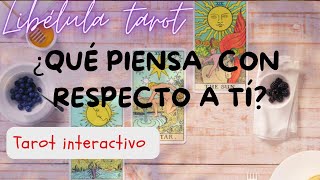 🗣️🩵QUÉ PIENSA AHORA MISMO • tarot interactivo hoy [upl. by Einhapets]