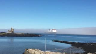 Steam Packet Company vessel BenmyChree in the mist [upl. by Tnaryb]