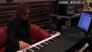 X Japan Yoshiki edits JADE in recording studio 20090319 [upl. by Ennaillek579]