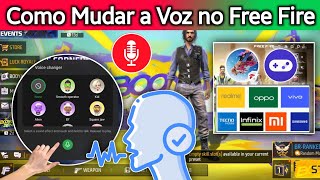 Como mudar a voz no Free Fire  Aplicativo de troca de voz para Free Fire [upl. by Aleakam]