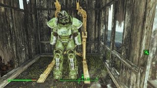 Fallout 4 Far Harbor Green Power Armor [upl. by Platon]