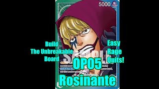 Rosinante is actually INSANE OP05 Rosinante Deck Profile  Gameplay [upl. by Barbaraanne]