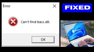 Can’t find bass dll Error on Windows 11  10 Fixed [upl. by Stelmach]