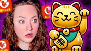 NEW BitLife ITEM GOLDEN NEKO STATUE [upl. by Yneffit954]