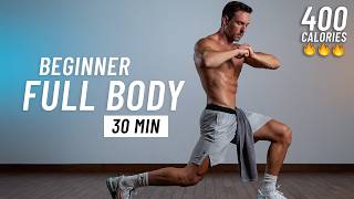 30 Min Fat Burning HIIT Workout for TOTAL BEGINNERS No Equipment [upl. by Hairam]