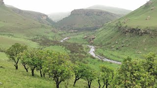 Bannerman Path hike Giants Castle Drakensberg Mountains South Africa [upl. by Marcellus]