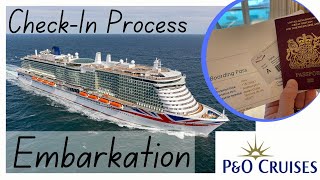 PampO Cruises CheckIn amp Embarkation Process [upl. by Carberry777]