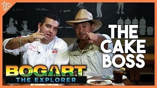 BOGART THE EXPLORER AND BUDDY VALASTRO JR Cake Boss Meets Rice Cake Boss [upl. by Fletch]