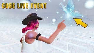 FORTNITE AMAZING quotCUBE DESTRUCTIONquot LIVE EVENT ENTERING THE MATRIX NEW LEAKY LAKE [upl. by Yesnik438]