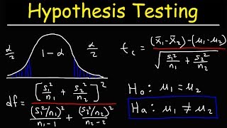 Hypothesis Testing  Difference of Two Means  Students Distribution amp Normal Distribution [upl. by Hermie]