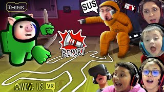 AMONG US in VR CHAT Virtual Reality is SUS FGTeeV 1st Person Gameplay [upl. by Pedroza]