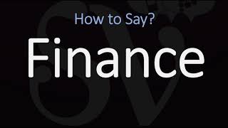 How to Pronounce Finance 3 WAYS British amp American English Pronunciation [upl. by Naleag193]