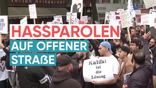 KalifatDemo mitten in Hamburg Konsequenzen gefordert [upl. by Bacon]