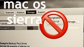 how to free up or delete purgeable disk space in mac os sierra [upl. by Amilas232]