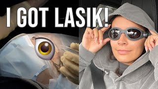 I GOT LASIK HERE IS MY EXPERIENCE VLOG [upl. by Ajaj450]