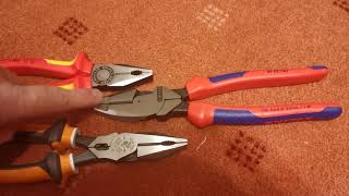 Combination and linemans pliers briefly explained [upl. by Lindeberg453]