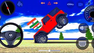 Dollar Song Modified Mahindra White Thar👿  Indian Cars Simulator 3D  Android Gameplay  dj [upl. by Aroled]