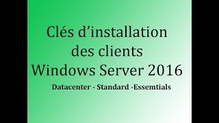 Serial 2016 Server microsoft windows  Datacenter Essentials Standard [upl. by Einhapets112]