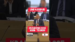 Krankenkasse unbezahlbar 👿👏 kosten beitrag krankenkasse shorts deutschland [upl. by Ttcos]