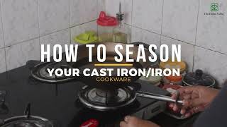 How to Season Your Cast Iron  Iron Cookware Easy Guide On Seasoning your Cast IronIron Cookware [upl. by Heddi272]