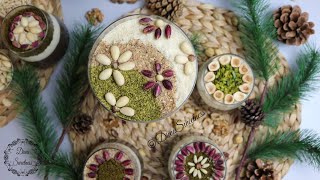 Assida Zgougou crème de grains de pin dAlep عصيدة الزقوقو [upl. by Arteid900]